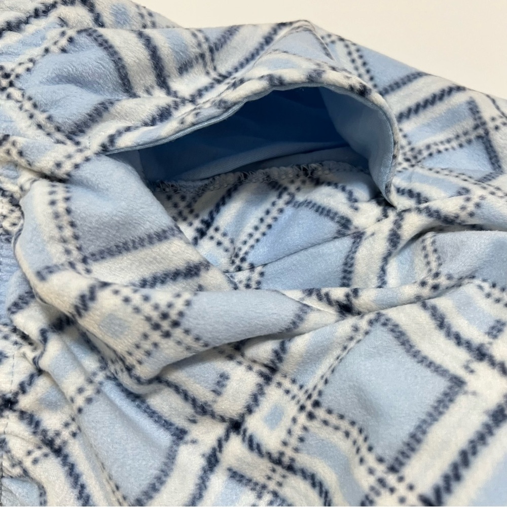 NWT wild fable Women's Microfleece Straight Legs Pajama Pants- Blue Plaid XXL - Picture 12 of 12